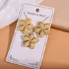 oly-08318232d6bed9a2799dc26691f5f3a5 Wholesale Electroplating Golden Plated Starfish Red Heart Flower 304 Stainless Steel Casual Elegant Handmade Polishing Plating Jewelry Set