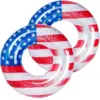 Wholesale American Flag PVC Swim Ring For Adults, Featuring Durable Material And Patriotic Design