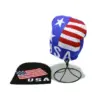 Wholesale Warm Knitted Hat Autumn Winter New Style USA American Flag Embroidery No-Cuff Men's Cap Personality Hip Hop Street Style Hat