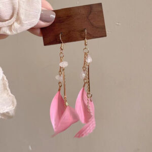 Pink floating hair