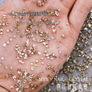 2.5*3mm malt drill-champagne / 100 small bags