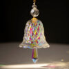 Wholesale Rainbow Crystal Wind Bell Window Hanging Bell Glass Pendant Sun Catcher Christmas Decoration