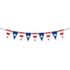 oly-08cc5edad1c2cd1c7d5f0796e121f2b5 Wholesale American Independence Day Celebration Decoration Banner 250th Anniversary Triangle Flag Paper Material For Party Use
