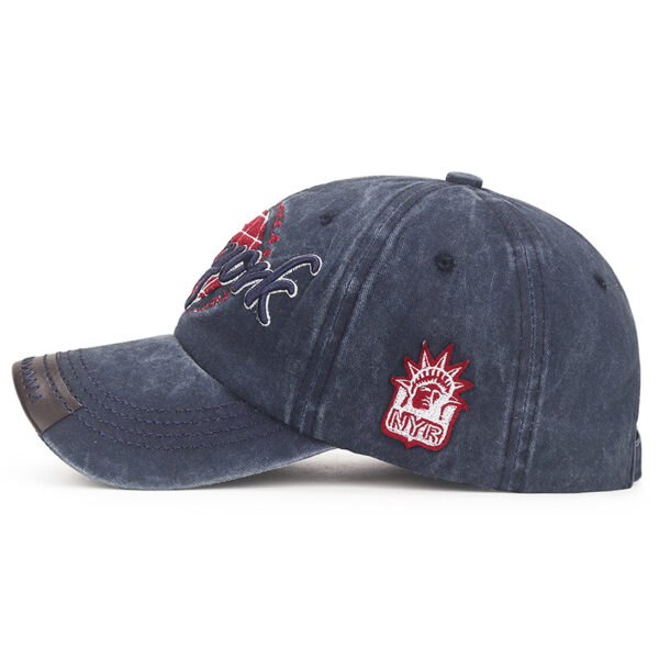 oly-0976aa43c23dbd86422a4ed6f8410141 Wholesale Style Soft Top Washed Old Sunshade Baseball Cap Men's and Women's Casual Adjustable Hat
