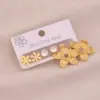 Wholesale Butterfly Flower Stainless Steel Earrings Rhinestone Heart Shaped Jewelry Elegant Cute Romantic Polished Finish For Women