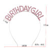 Wholesale BIRTHDAY GIRL BIRTHDAY Hairband Party BIRTHDAY Party Glitter Colorful Shoulder Belt Ceremony Belt Crown