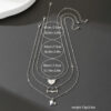oly-09ae9e922160a352826876d41b05e4fd Wholesale 3 fashionable exquisite metal love book three-dimensional heart pendant literary temperament ladies necklace suit