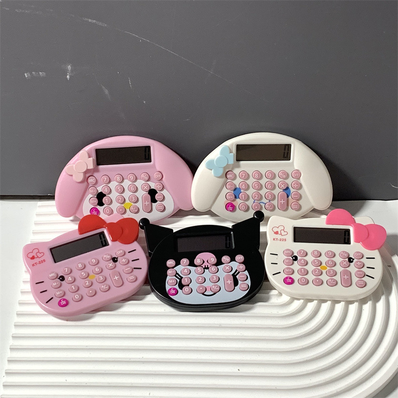 Wholesale Foreign trade cross-border Sanrio coolomi model calculator big eared dog 8-bit computer mini portable calculator