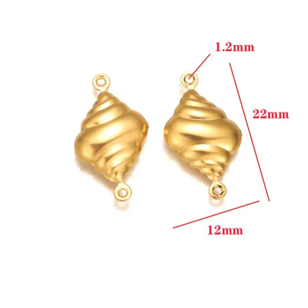Wholesale Stainless Steel Hollow Double Hole Pendant DIY Jewelry Pendant Beading Material Pentagram Necklace Connector Accessories