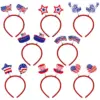 Wholesale Halloween Party Hat With American Flag Decoration Headband Celebration Event Accessories Festival Party Costume Props