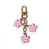 oly-09d9436a81e483e6d2aa4c59d87c07ec Wholesale double-sided drip oil color flower alloy keychain creative Airpods bag pendant