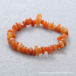 Red aventurine (natural materials) / Bracelet circumference is about 18cm