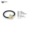 Wholesale Designer hair band Korean style French jewelry pearl headdress metal hair rope hair accessories niche light luxury hair rope