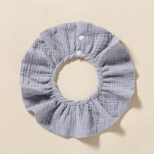 Grey (round saliva towel)