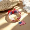 Wholesale Cute Waterproof Non Tarnish Plastic Bow Tie Wristband With Tube Chain, 0.03µm Coating Thickness, For Couples