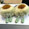 Wholesale Environmentally Friendly Plush Pendant Avocado Cute Schoolbag Keychain Simple Small Light Luxury ins Niche Pendant Jewelry