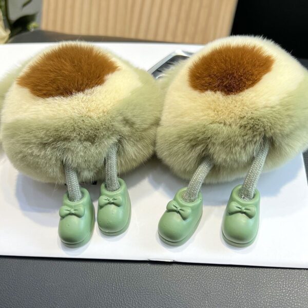Wholesale Environmentally Friendly Plush Pendant Avocado Cute Schoolbag Keychain Simple Small Light Luxury ins Niche Pendant Jewelry