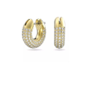 U-shaped gold round earrings