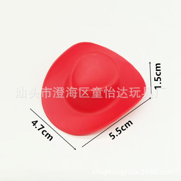 Wholesale Mini yellow duck hat hairpin sunglasses duck accessories cowboy hat DIY red wine bottle accessories doll decorative hat