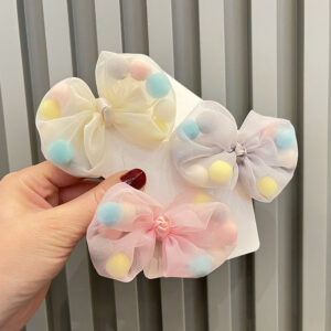 Wholesale [Small wholesale] bow hair clip girls spring and summer hair clip Korean Princess side clip girls handmade hair accessories