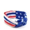 oly-0a690e164bf018eca8abc50d4cd578a8 Wholesale American Flag Independence Day Hair Band Men's Sports Elastic Headband Women's Fashion Crossover Wide Headband Sweat Absorbing Hair Accessories