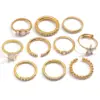Wholesale 304 Stainless Steel Flower Ring High-end Vintage Ring Stainless Steel Jewelry Rings
