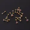 Wholesale 316L Stainless Steel Ear Cartilage Rings & Studs Geometric Waterproof Non Tarnish Surgical Steel