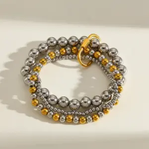 2 Steel 1 Room - Oval Gold Buckle