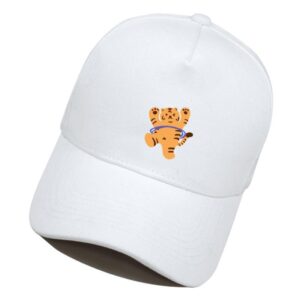White baseball cap 3 / The head circumference is suitable (about 58cm)