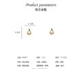 oly-0ab0db7765a6cf1d15a85b9597b97a83 Wholesale French Diamond Irregular Metal Pleated Earrings Exaggerated Design Geometric Earrings Fashion Elegant Earrings