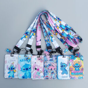 oly-0ab9e255c543197fe7dff7bea98a6d70 Wholesale Cartoon Cartoon hard bus push card holder thermal transfer printing student campus card polyester lanyard work card meal card OLY Exclusive