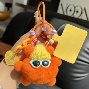Orange, yellow cap