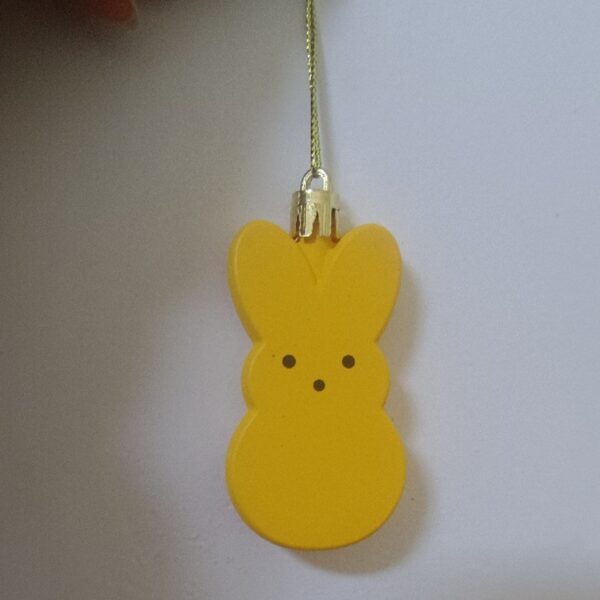 oly-0af906a8a6949dd0a1f34f0e1b19ecd4 Wholesale Easter bunny decorative hanging Christmas ball decorative ball pendant printing painted matte color ball 6