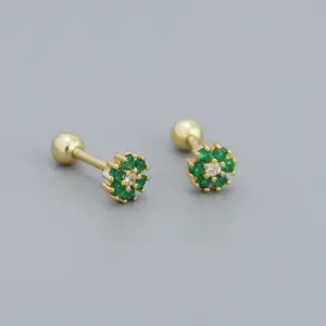 Yellow Gold (Turquoise) / 925 Silver