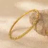 Wholesale Stainless Steel Zircon Women's Bracelet Non-Fading Titanium Steel Jewelry European Heart Shape