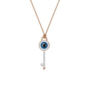 Devil's eye key necklace