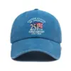 oly-0b249cd817141b973e67162ab5218fb8 Wholesale United States Unisex Baseball Cap In Grey Cotton With Printing, Perfect For Independence Day