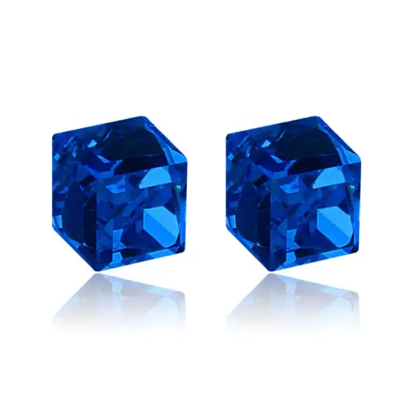 Wholesale 1 Pair Simple Style Geometric Artificial Crystal Magnet Stud Earrings