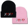 Wholesale Valentine's Day XOXO embroidery knitted hat for men and women couples autumn and winter warm wool hat leisure all-match cold hat tide