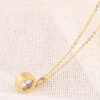 oly-0b4388b18281c2e9af323a12a2b1e7e4 Wholesale Factory wholesale personality creative design ladies fashion DIY replaceable drill 8 color titanium steel stainless steel necklace