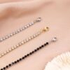 Wholesale stainless steel diamond bracelet cold wind multi-row full of diamond micro-inlaid zircon jewelry men's and women's hand