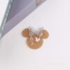 oly-0b7658379bf5e3dc6f6d7ca2e2ea241a Wholesale loose pink cartoon Mickey head Castle bag jewelry acrylic pin cute DIY patch accessories