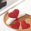 oly-0b775377b7cab1835ef01ebfd8bcc553 Wholesale 1 Set Valentine's Day gift charming love plush hair clip cute female gripper shark hairpin headdress shredded hair side clip
