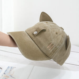Cat Ears-Khaki / Adjustable