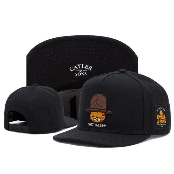 oly-0bceefa2aec6dc18c862ba3f5ecab1ec Wholesale Selling Garfield Garfield Embroidered Hip-hop Flat Cap Men's and Women's Baseball Cap Sunshade Hip-hop Cap