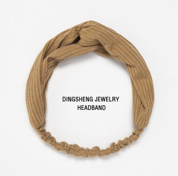 oly-0bf4e15ed08b50bc4b1382545f71ae9e Wholesale Knitted Cross Headband Face Wash Hair Band Solid Color Elastic Hair Band Yoga Sports Hair Band Headband Women