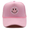 oly-0c2023e86ac558ef0a41694c94e9aec8 Wholesale American-Style Smiley Face Patch Baseball Cap Cute Casual Versatile Sun Hat Trendy Unisex Trucker Hat Mesh Hat Trendy