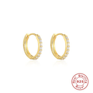 Gold-White Diamond 8mm