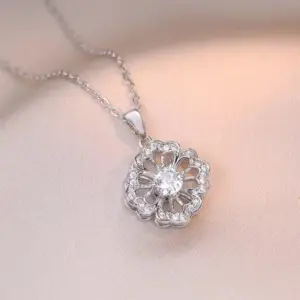 X1457 Steel Rotating Necklace