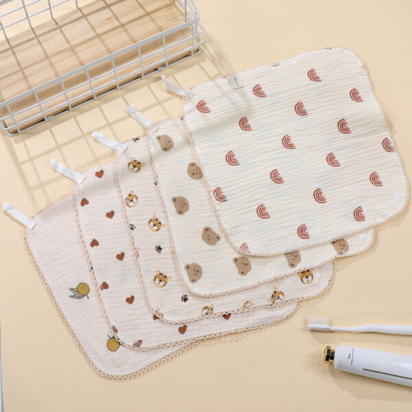 oly-0c43a69f0762047eb7ac66d5be08f3dd Wholesale Baby bib cotton bib baby triangle towel newborn anti-spitting milk water bib children scarf saliva